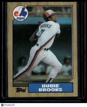 1987 Topps Hubie Brooks #650