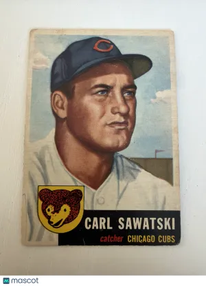 1953 Topps Carl Sawatski #202 Nicely Centered