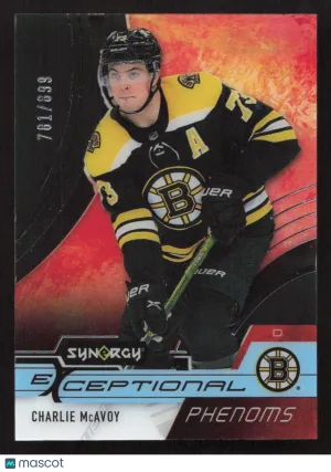 2021-22 Upper Deck Synergy Charlie McAvoy #EP-MC Exceptional Phenoms SN