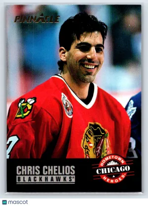 1993 Pinnacle Chris Chelios #233 Chicago Blackhawks