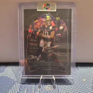 Custom Blast Art Card Drake Maye