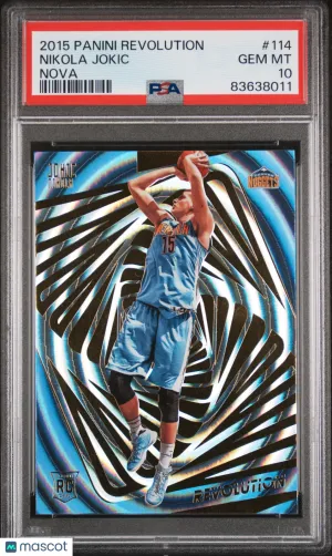 2015 Panini Revolution Nikola Jokic #114 Nova PSA 10 POP 10