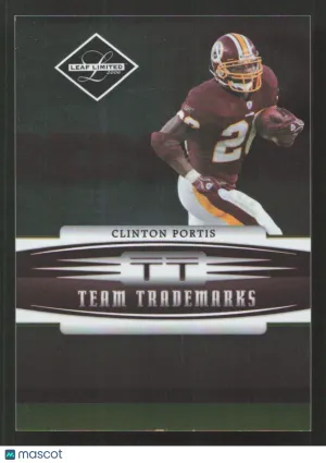 2006 Leaf Limited Clinton Portis #TT-40 Team Trademarks SN