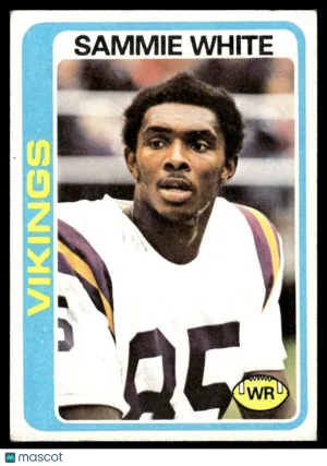 1978 Football Sammie White #30