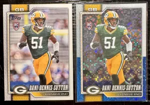 2026 Topps DANI DENNIS-SUTTON White & Blue #393 Packers