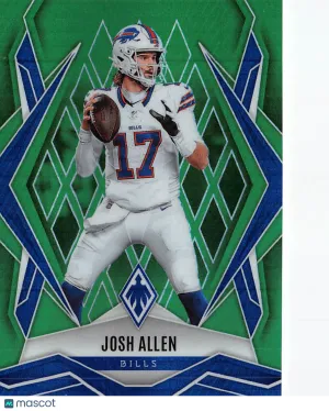 2025 Panini Phoenix Football Josh Allen Green /149 #129 Buffalo Bills