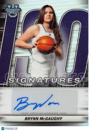 2025-26 Topps Bowman U Best ISO Signatures Brynn McGaughy #IS-BM Washington Huskies