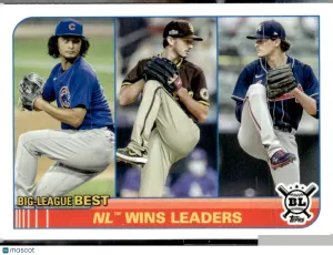 2021 Topps Big League Zach Davies Max Fried Yu Darvish #262