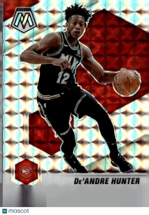 2021 Panini Mosaic De'Andre Hunter #50 Silver Prizm