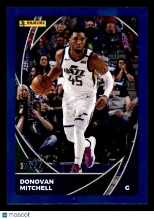 2020-21 Panini NBA Sticker & Card Collection Donovan Mitchell #48 Card Blue SN