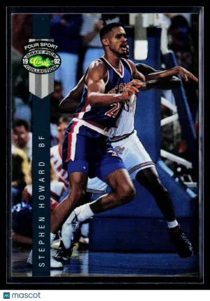 1992 Classic Four Sport Draft Pick Collection Stephen Howard #50