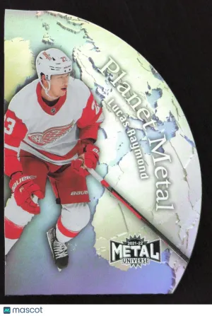 2021-22 SkyBox Metal Universe Lucas Raymond #PM-6 Planet Metal