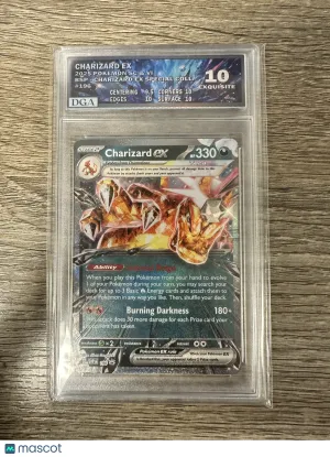 2025 Scarlet & Violet Charizard EX Etched Black Star Promo SAR #SVP EN 196