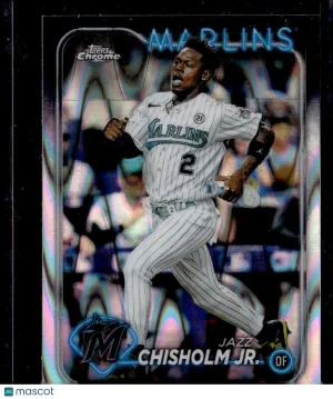 2024 Topps Chrome Jazz Chisholm Jr. #70 RayWave