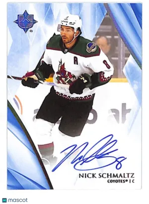 2023-24 Upper Deck Ultimate Collection Nick Schmaltz Auto Autograph #60 Arizona Coyotes