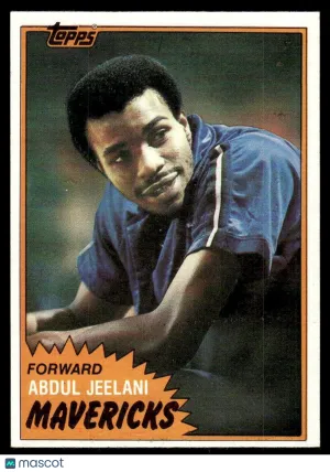 1981 Basketball Abdul Jeelani #77