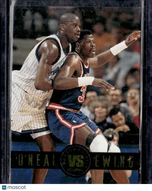 1993 SkyBox Showdown Series Patrick Ewing Shaquille O'Neal #SS2