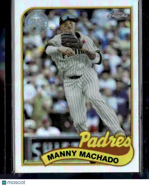 2024 Topps Chrome 1989 Topps Baseball Manny Machado #89CU-18 Silver Refractor