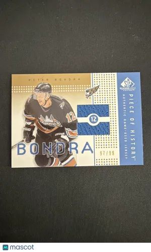 2002-03 SP Game Used Edition Peter Bondra #PH-BD Gold / Parallel/Variety Memorabilia Insert