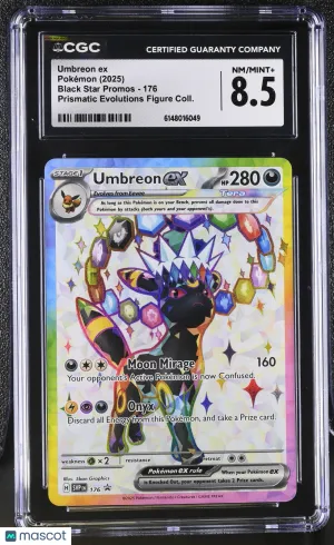 Umbreon ex 2025 Pokemon Black Star Promos CGC 8.5 #176