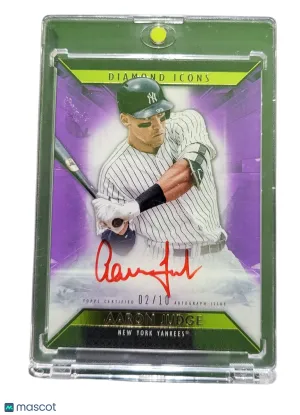 2019 Topps Diamond Icons Aaron Judge #RI-AJ Red Ink 02/10
