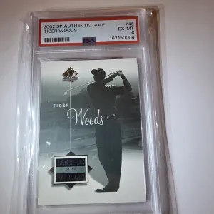 2002 SP Authentic Tiger Woods #46 PSA6