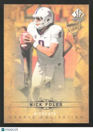 2012 SP Authentic Nick Foles #CC-70 Canvas Collection RC