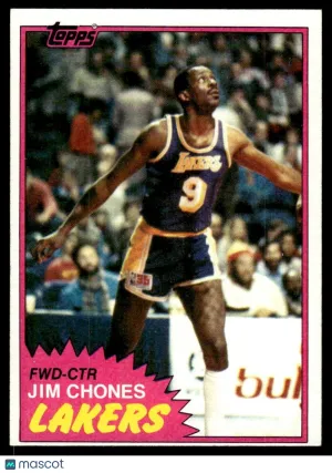 1981 Basketball Jim Chones #76