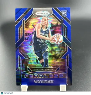 2025 Panini prizm Caitlin Clark Paige Bueckers #13 Blue Pulsar Prizm /199 Short Print Parallel/Variety Rookie