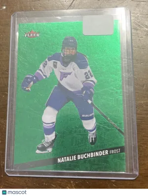 2025-26 UD FLEER ULTRA PWHL MEDALLIONS Emerald Green #M-3 NATALIE BUCHBINDER /10