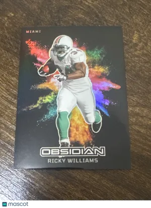 2026 Panini Obsidian Football Ricky Williams #17 Color Blast Case Hit