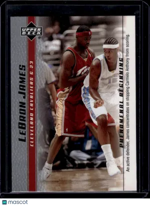 2003-04 Upper Deck LeBron James Phenomenal Beginning LeBron James #9