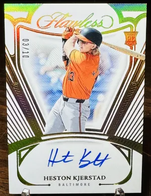 2024 Flawless - Flawless Autographs Heston Kjerstad #FA-HK Gold /10 (AU, RC)