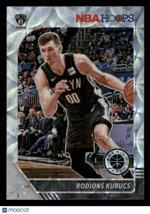 2019-20 Hoops Premium Stock Rodions Kurucs #17 Prizms Silver Scope
