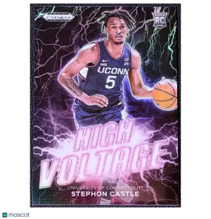 2024 Panini Prizm Draft Picks High Voltage Stephon Castle #12 RC