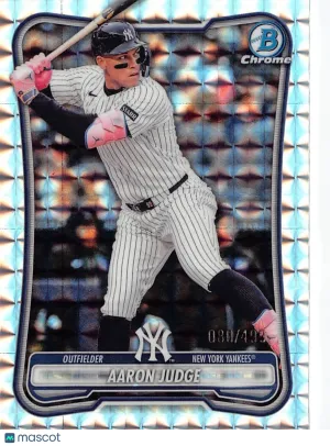 2026 Bowman Chrome Aaron Judge Geometric /499 #66 New York Yankees