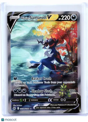 2023 Pokemon—Hisuian Samurott V #GG51/GG70 Crown Zenith: Galarian Gallery—Ultra Rare Holo