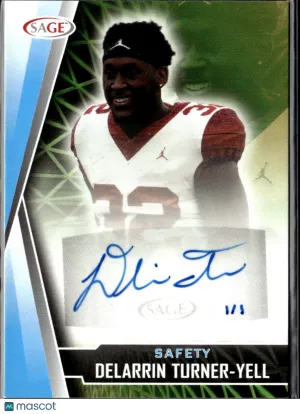 Delarrin Turner-Yell 2022 SA-GE Auto Oklahoma Sooners