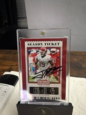 2019 Panini Contenders Draft Picks Collegiate #47 Joe Mixon On-Card Auto