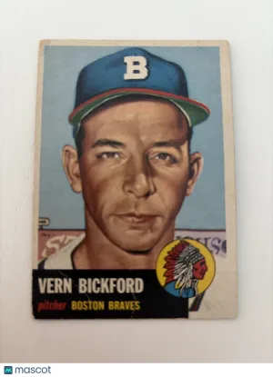 1953 Topps Vern Bickford #161 Lower grade