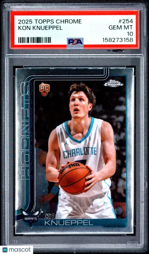 2025 Topps Chrome Kon Knueppel #254 front