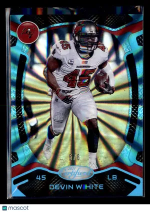 2021 Panini Certified Devin White #88 Mirror Teal FOTL SN
