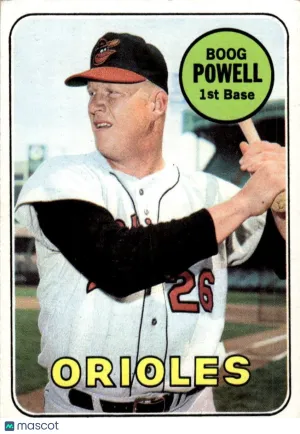 1969 Baseball Card Boog Powell #15