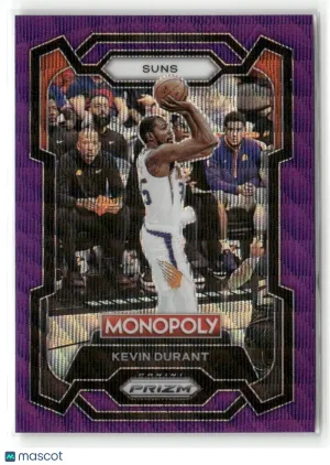 2023 Panini Prizm Draft Picks Kevin Durant #70 Purple Wave