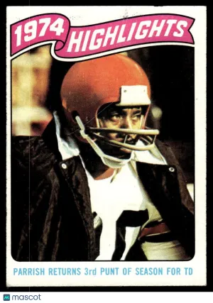 1975 Football Lemar Parrish #457