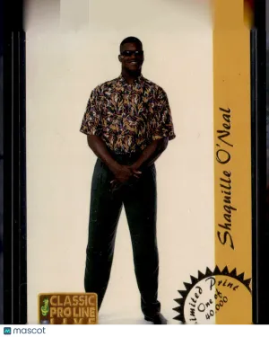 1993 Classic Pro Line Live Shaquille O'Neal #LP2