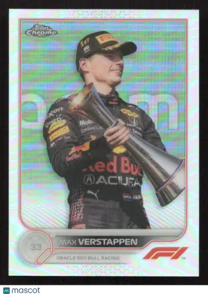 2022 Topps Chrome Formula 1 Max Verstappen #3b