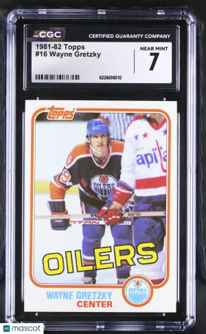 1981-82 Topps Wayne Gretzky #16 CGC 7 Edmonton Oilers