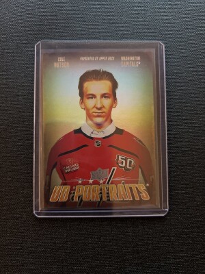 2026-27 Upper Deck Series 1 Cole Hutson UD Portraits #P-17 Washington Capitals