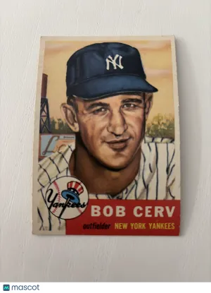 1953 Topps Bob Cerv #210 Nicely Centered EX+